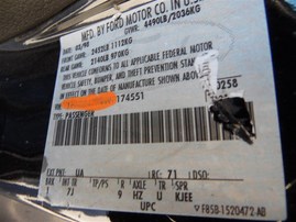 1998 FORD MUSTANG GT COUPE BLACK 4.6 AT F19085